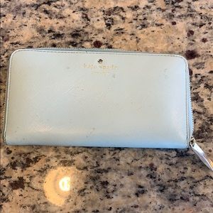 Kate Spade light blue wallet